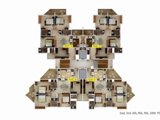 Typical Floor Plan Trinity Periyar Winds 765x495